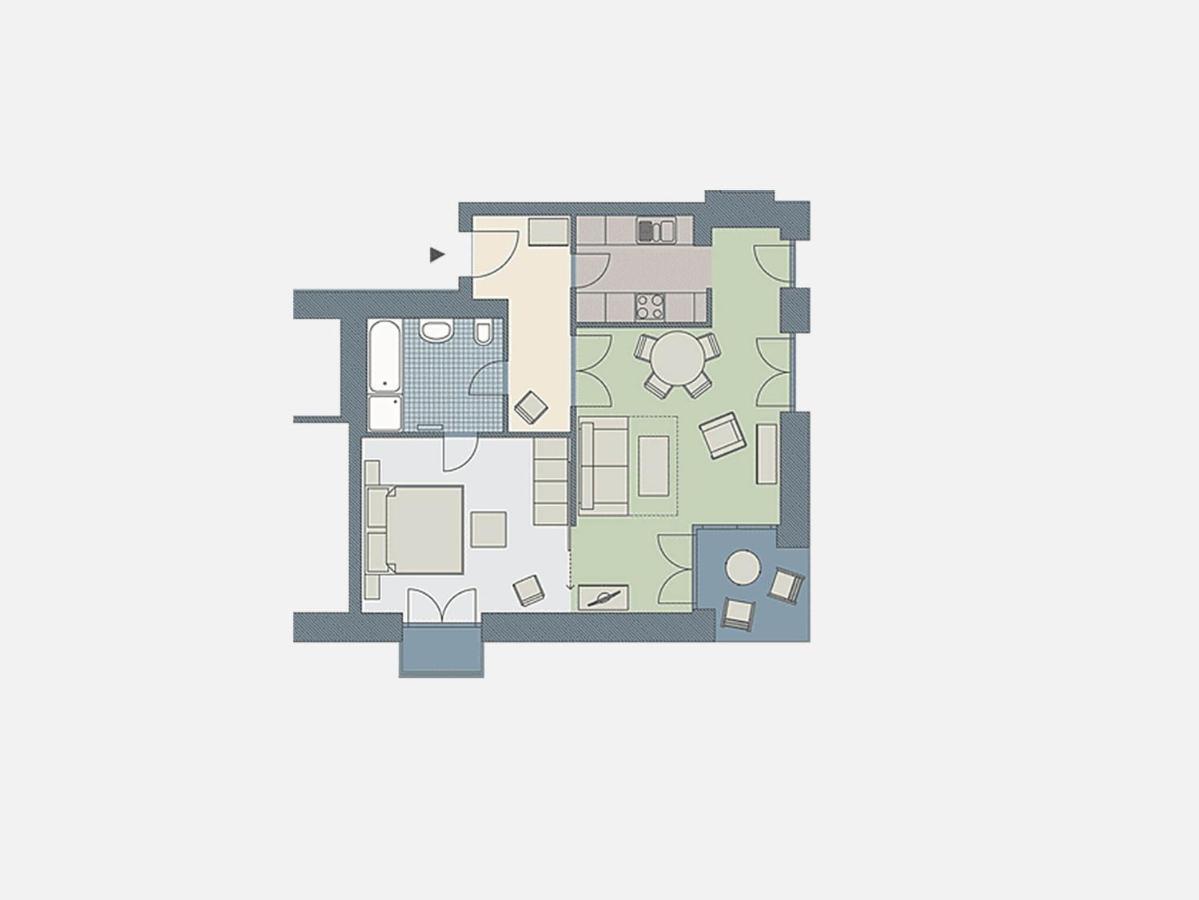 Kaiservillen Heringsdorf - Ferienwohnung Mit 1 Schlafzimmer Und Terrasse D201 Heringsdorf (Usedom) Exterior foto